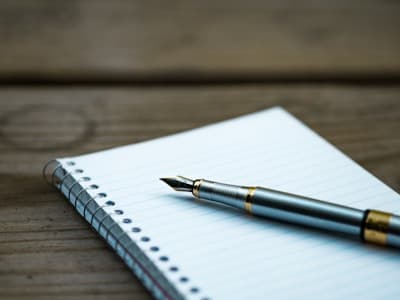Handwritten manuscript notes